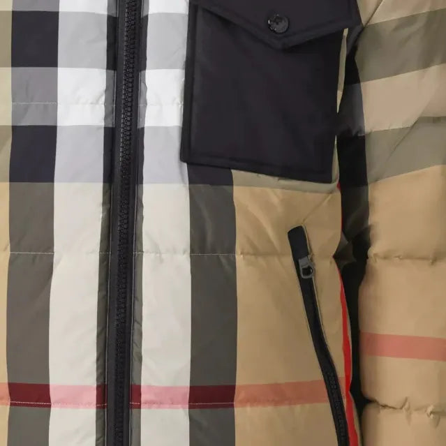 Burberry Reversible Check Puffer Jacket