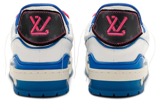 LOUIS VUITTON TRAINERS 'WHITE PINK BLUE FOR SAINT-TROPEZ'