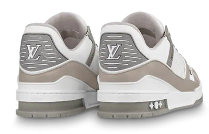 LOUIS VUITTON TRAINER SNEAKERS 'GREY WHITE' 1A8KB8