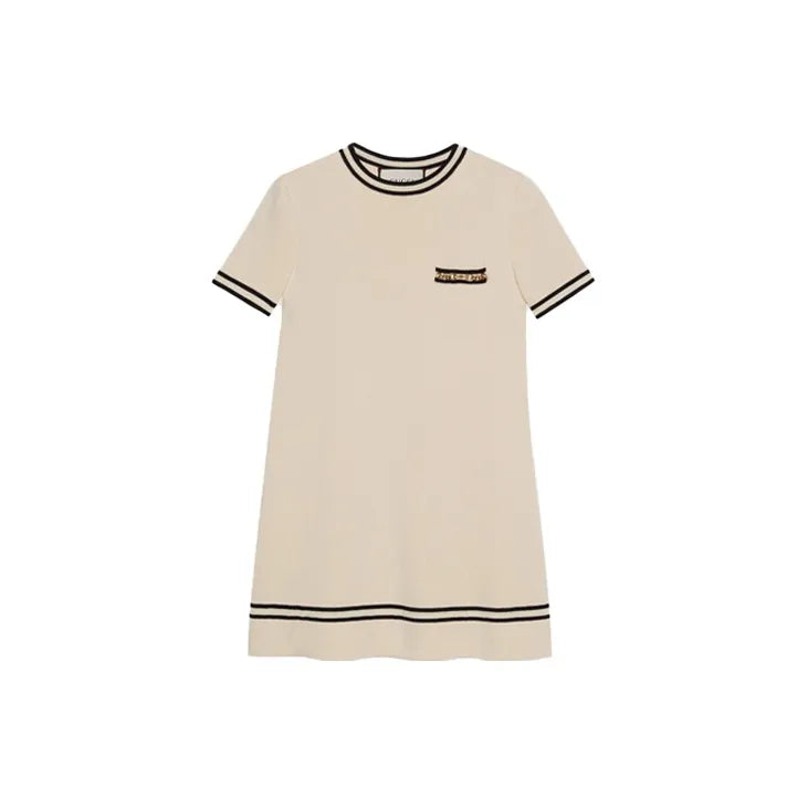 GUCCI WOMEN'S SHORTS-SLEEVED DRESS