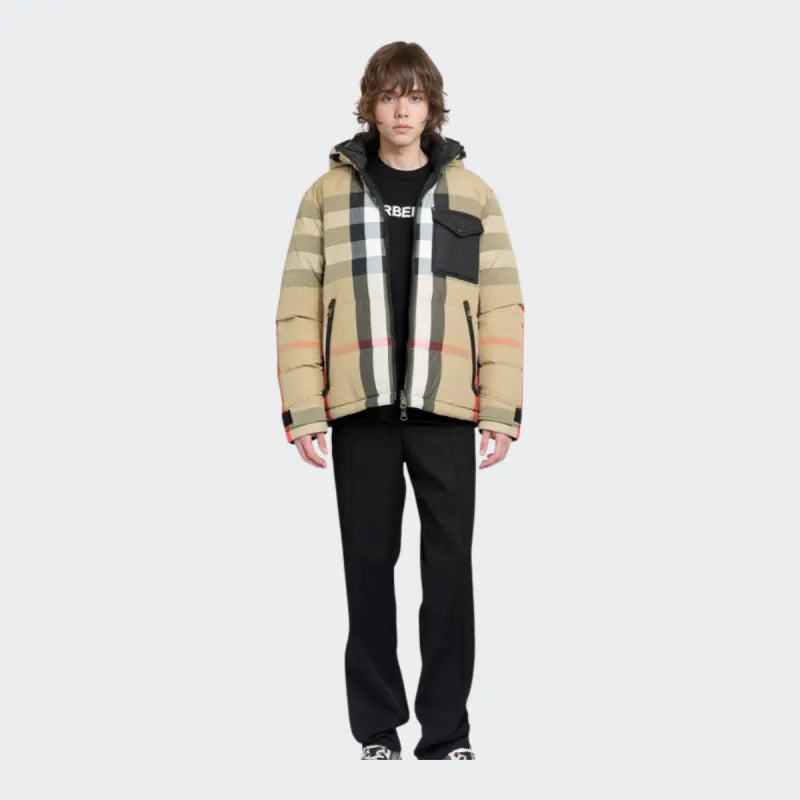 Burberry Reversible Check Puffer Jacket