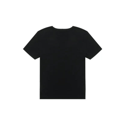 GUCCI MEN LOGO WASHED PRINT T-SHIRT BLACK